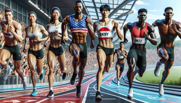 Diverse athletes using beta-alanine recover quickly and train intensely on treadmills and tracks.